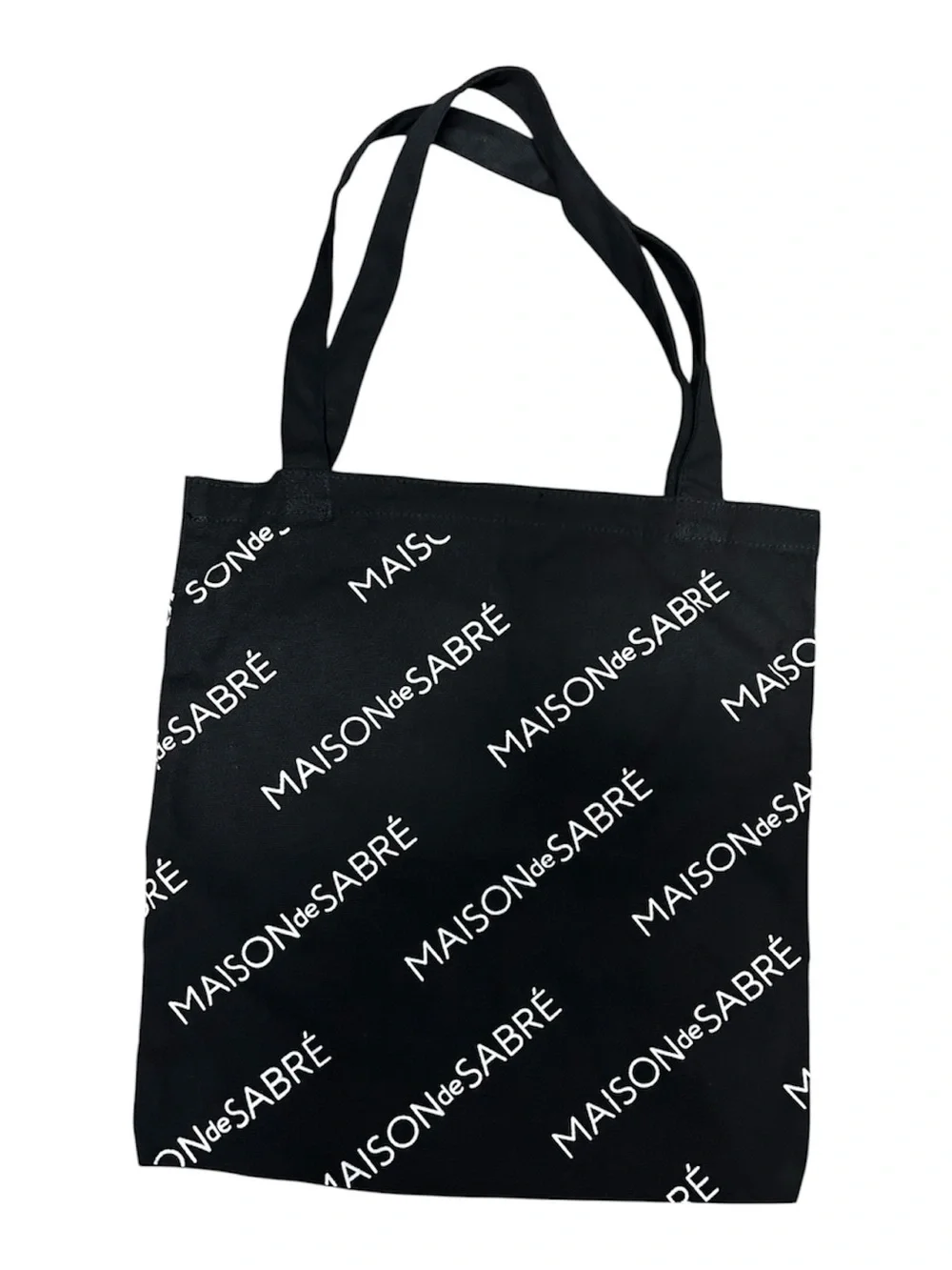 MAISON de SABRÉ Black Logo Tote Bag